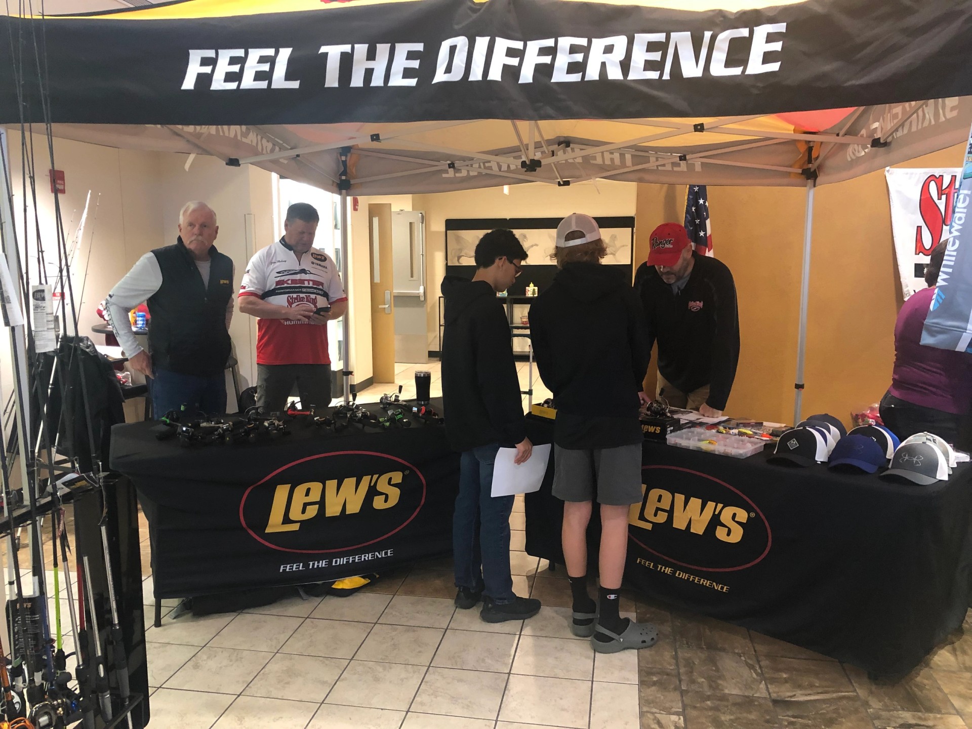 A moment from an ABFA high school bass fishing conference