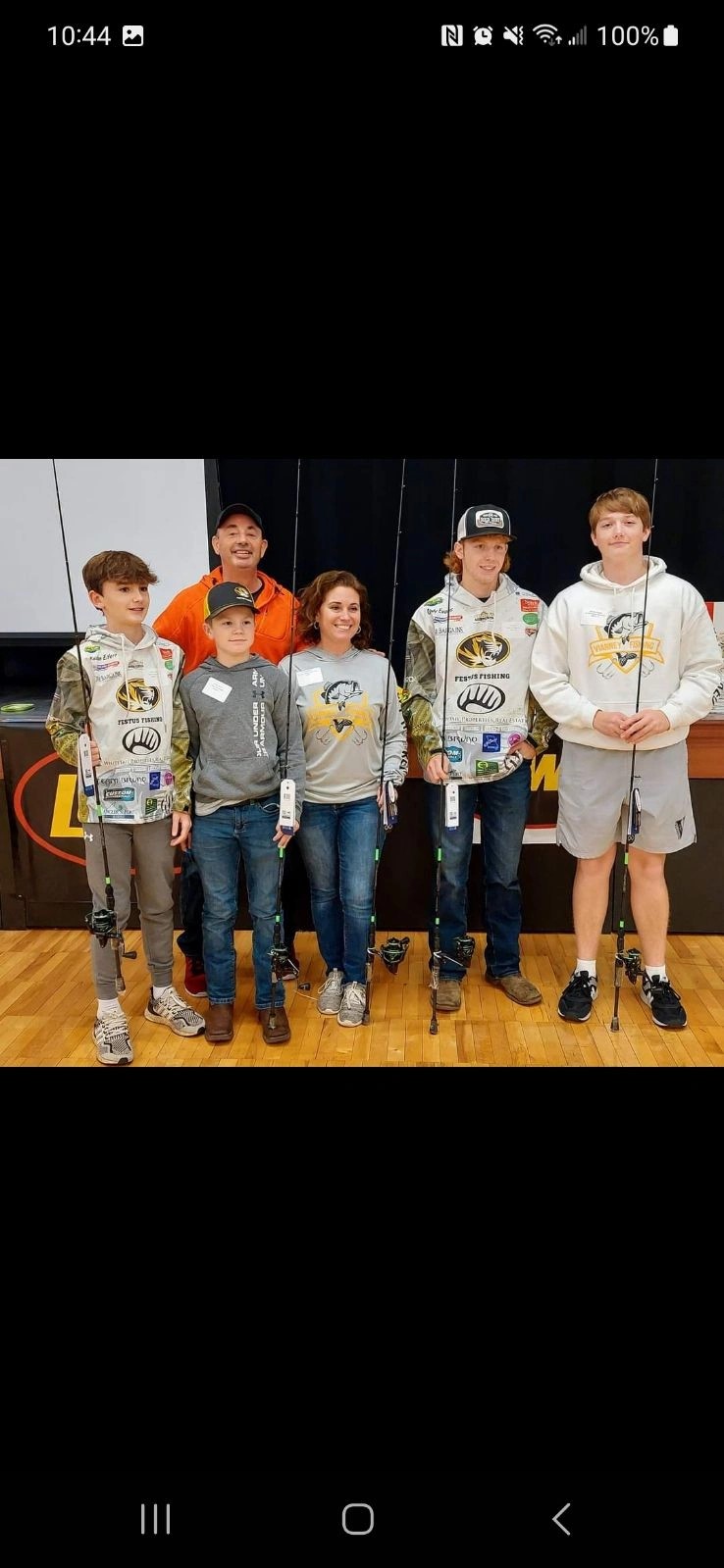 A moment from an ABFA high school bass fishing conference